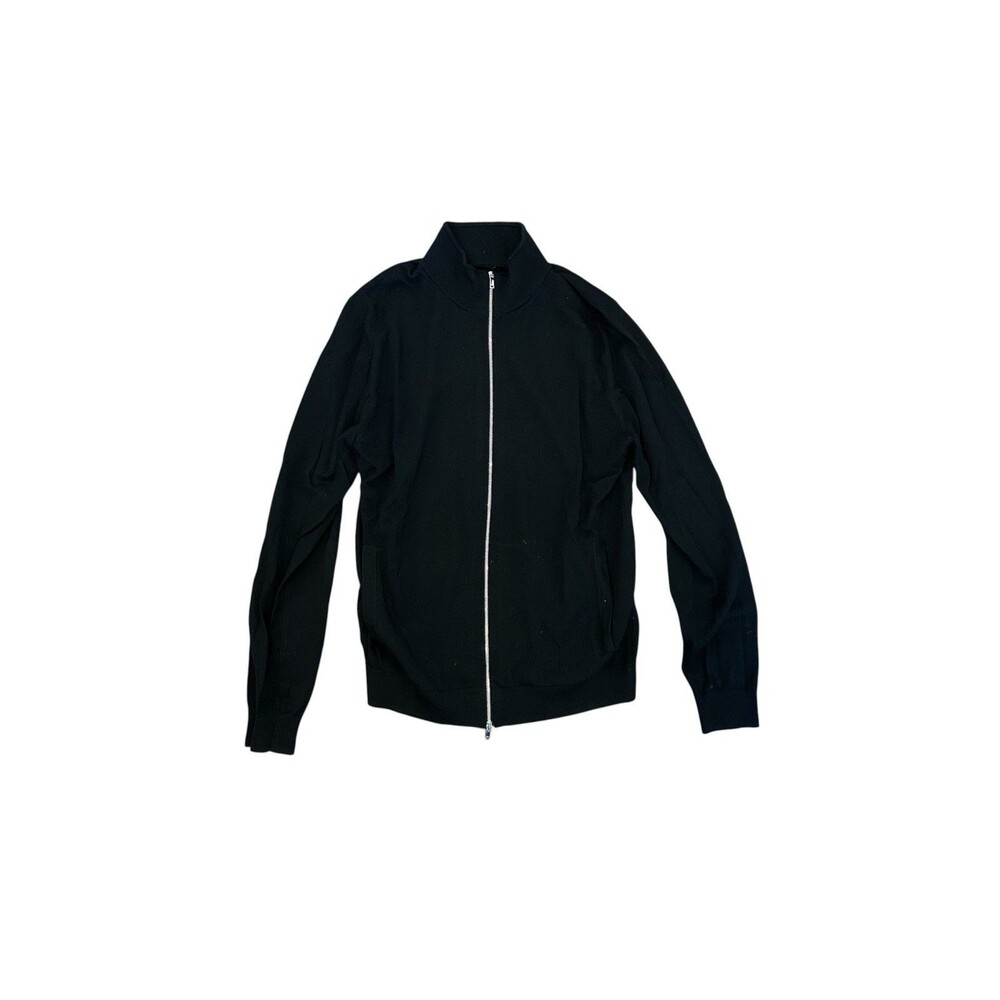 Reiss Mens Hampshire Merino Wool Zip Cardigan Jumper Sweater Large L